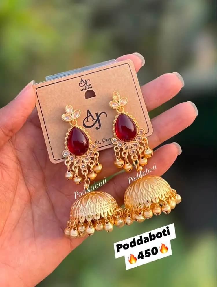 Kashmiri Jhumka Earrings!