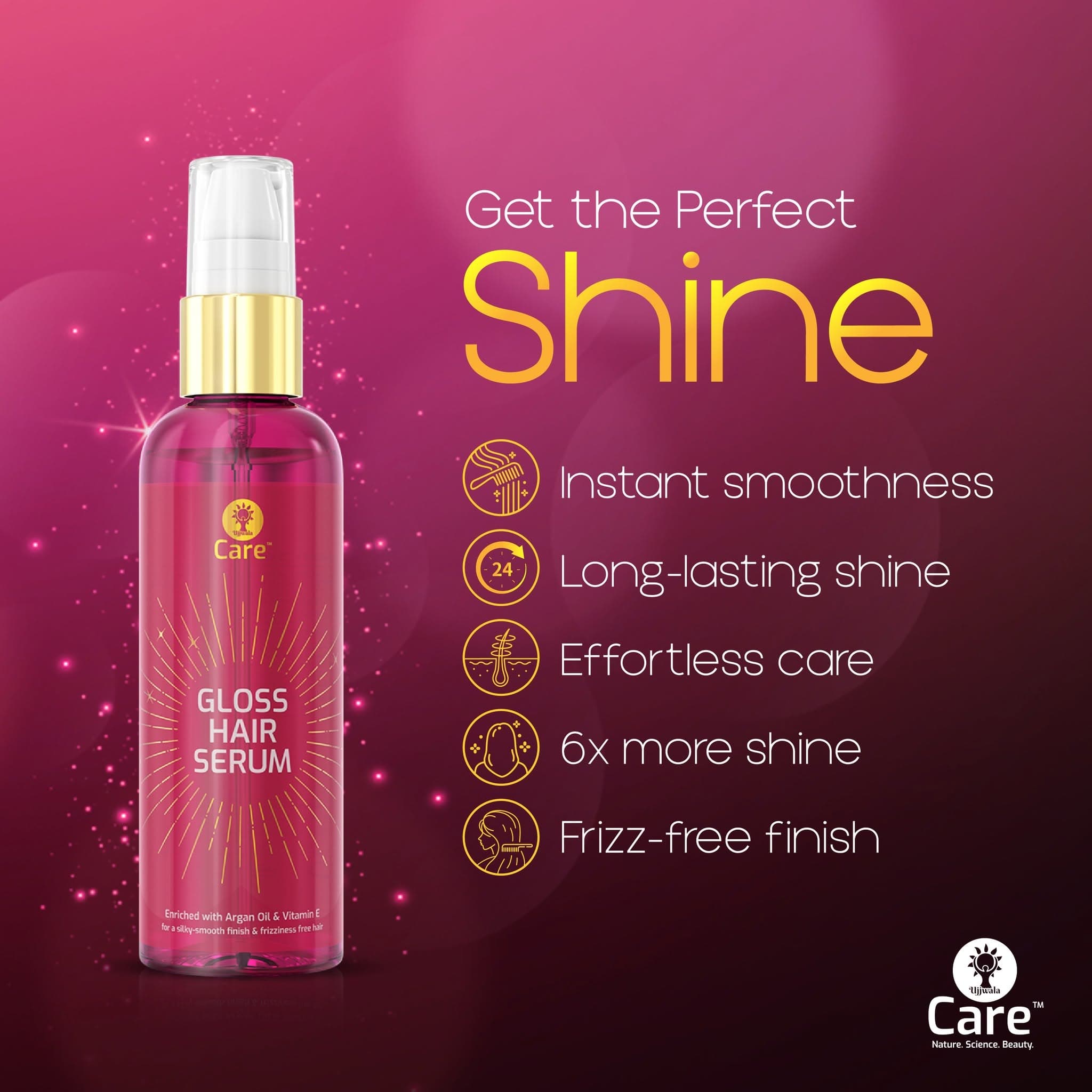 UCare Gloss Hair Serum -100 ML