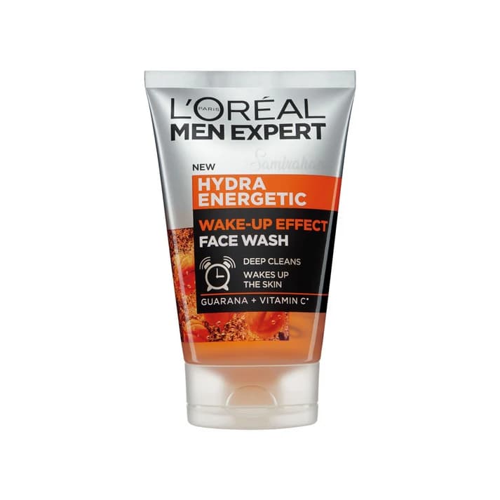 L'Oreal Men Expert Hydra Energetic Anti Fatigue Face Wash With Vitamin C (UK) 100 mL
