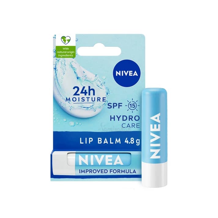 Nivea Hydro Care Lip Balm 24h Moisture SPF15 (UK) 4.8g