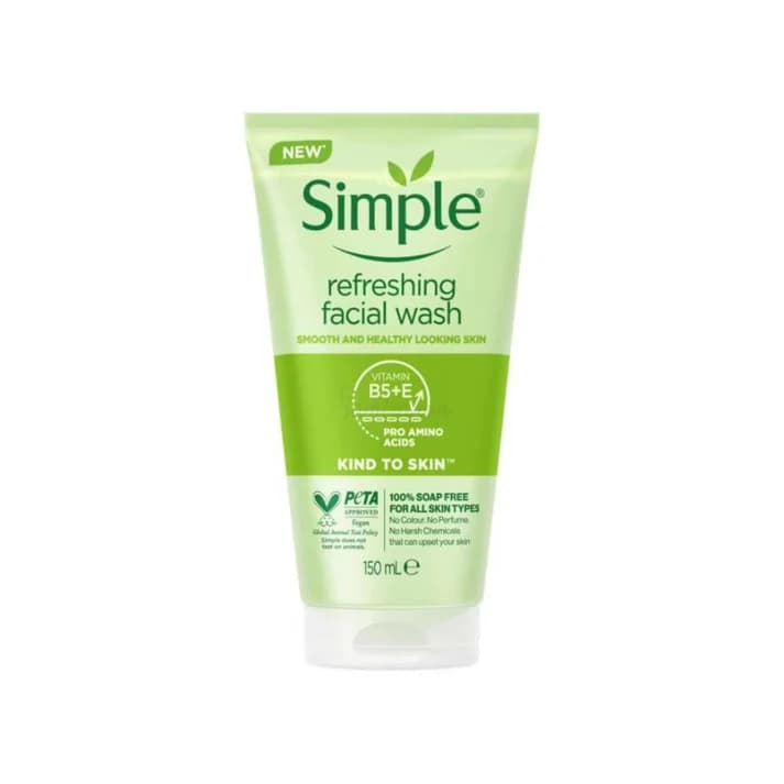 Simple Kind To Skin Refreshing Facial Gel Wash (UK) 150mL