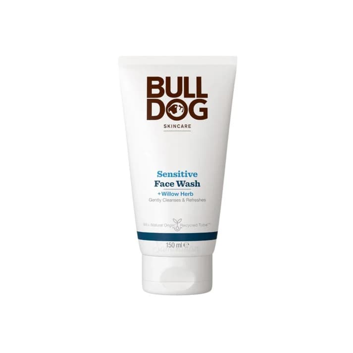 BullDog Gently Skincare Sensitive Face Wash With Willow Herb For Men (UK) 150mL