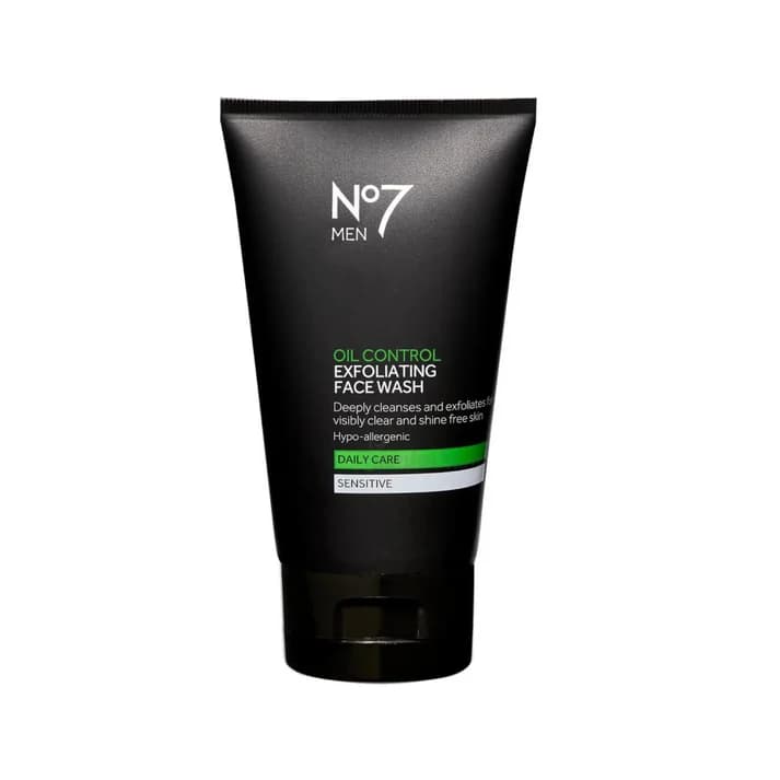 No7 Men Oil Control Exfoliating Face Wash (UK) 150mL