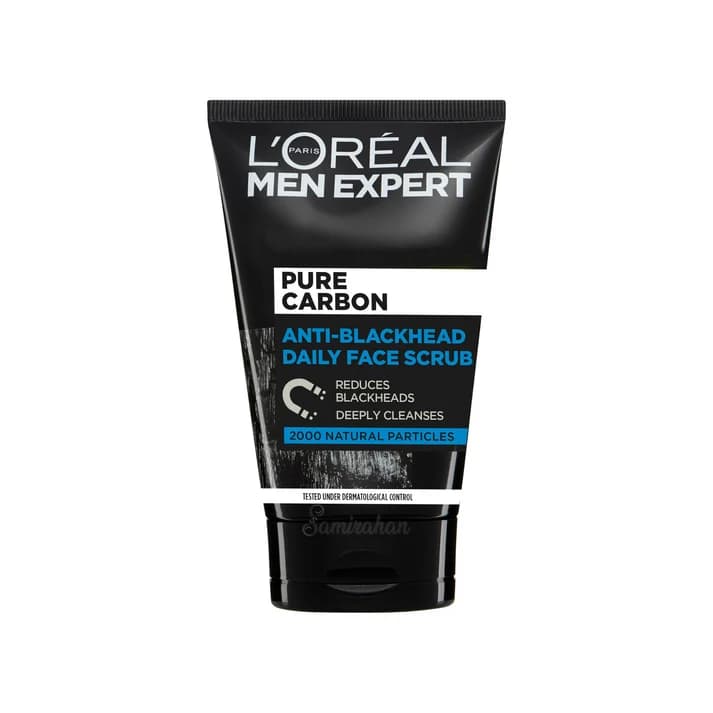 L'Oreal Men Expert Pure Carbon Anti Blackhead Daily Face Scrub (UK) 100 mL