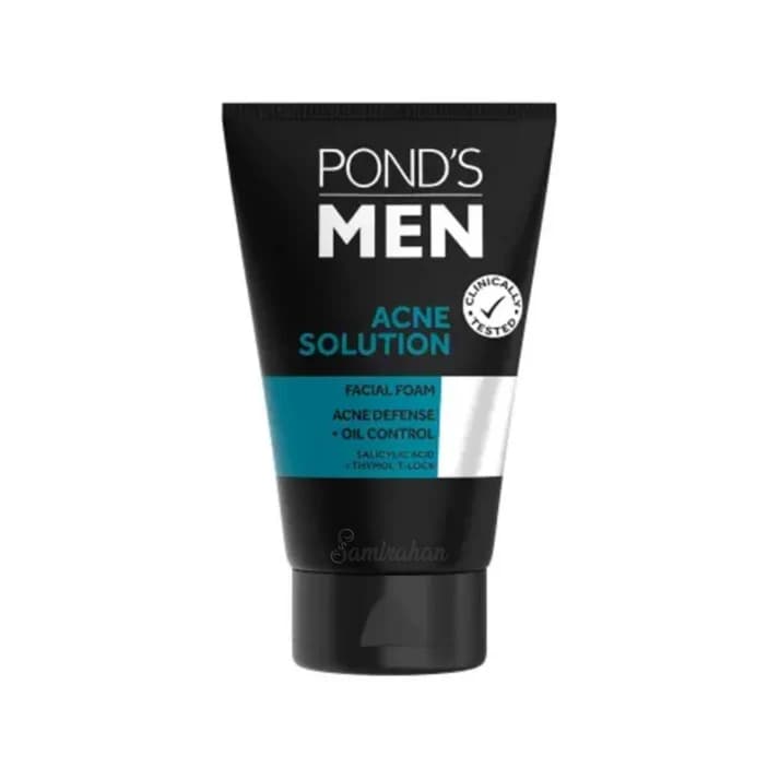 Pond’s Men Acne Solution Acne Defense + Oil Fighter Facial Foam (UK) 100g