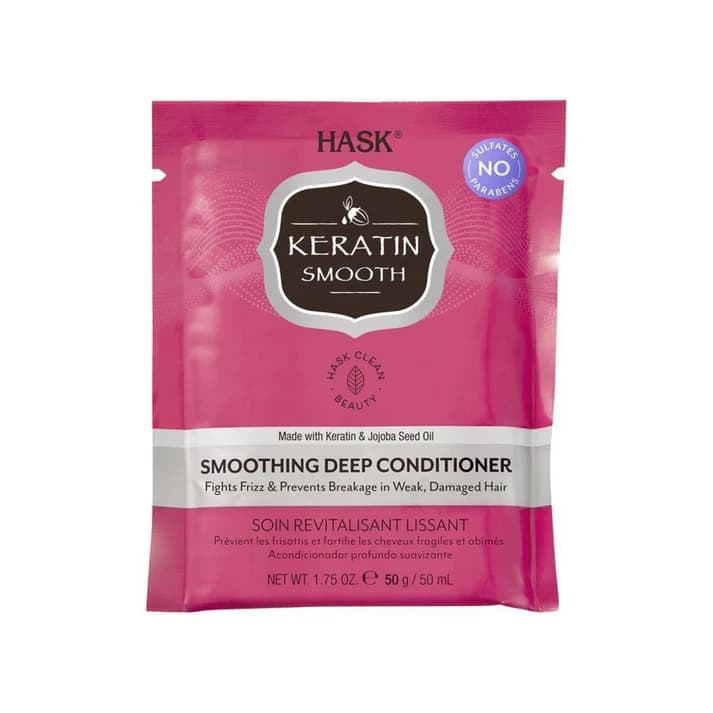 Hask Keratin Smoothing Deep Conditioner Sachet (Australia) 50g