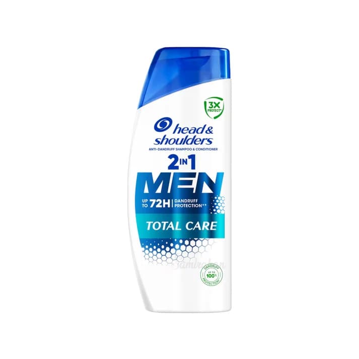 Head & Shoulders Men Total Care 2-in-1 Anti-Dandruff Shampoo & Conditioner (UK) 250mL