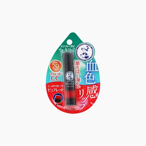 Rohto Metholatum Water tone up cc pure red spf 20 pa++ (spf lipbalm) 4.5 g