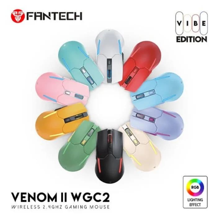 Fantech WGC2 VENOM II RGB Wireless Gaming Mouse