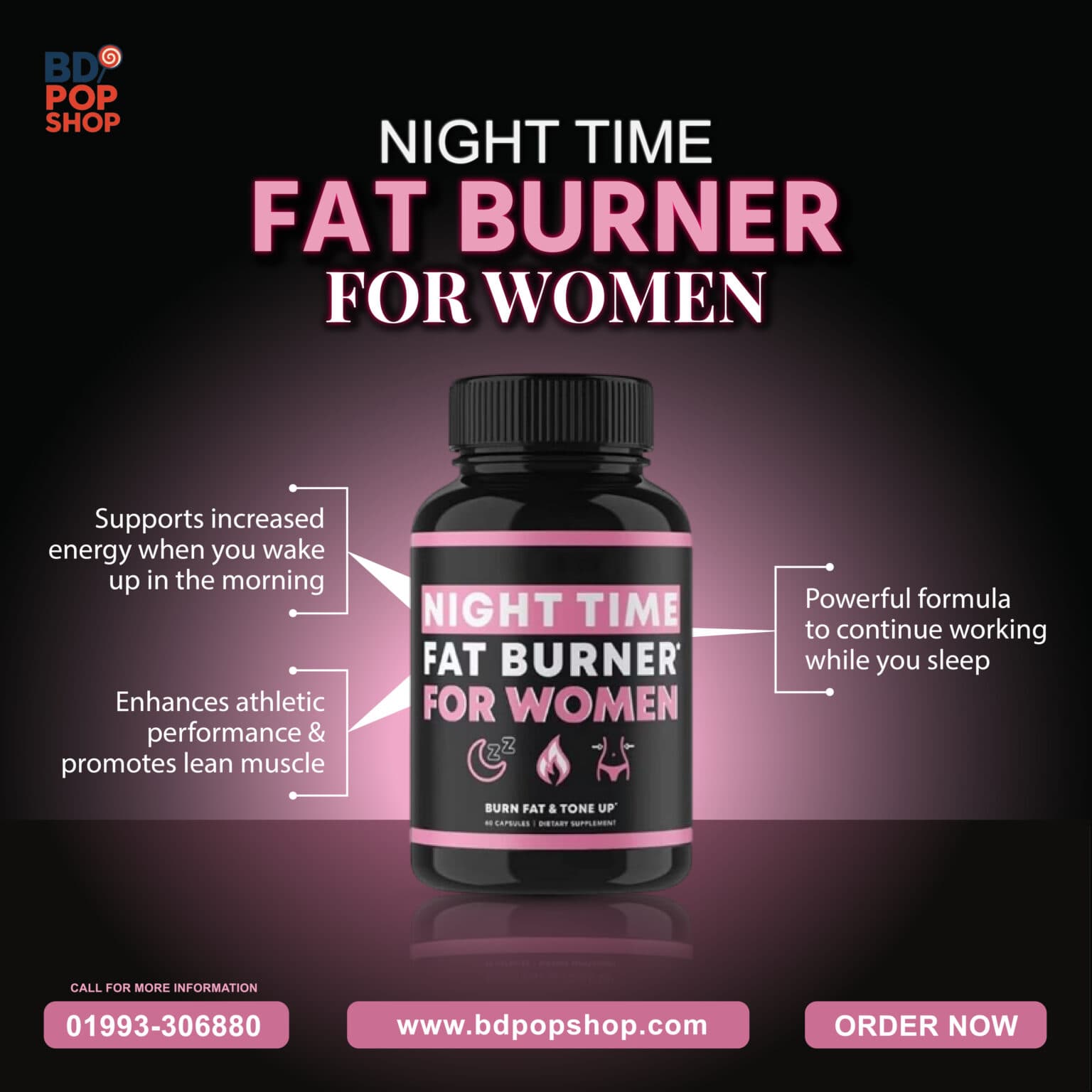 NIGHT TIME FAT BURNER FOR WOMEN