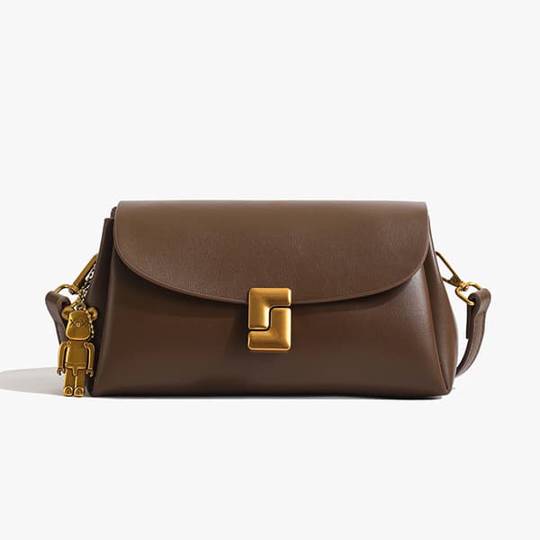 Luna Mini Shoulder Bag - Chocolate