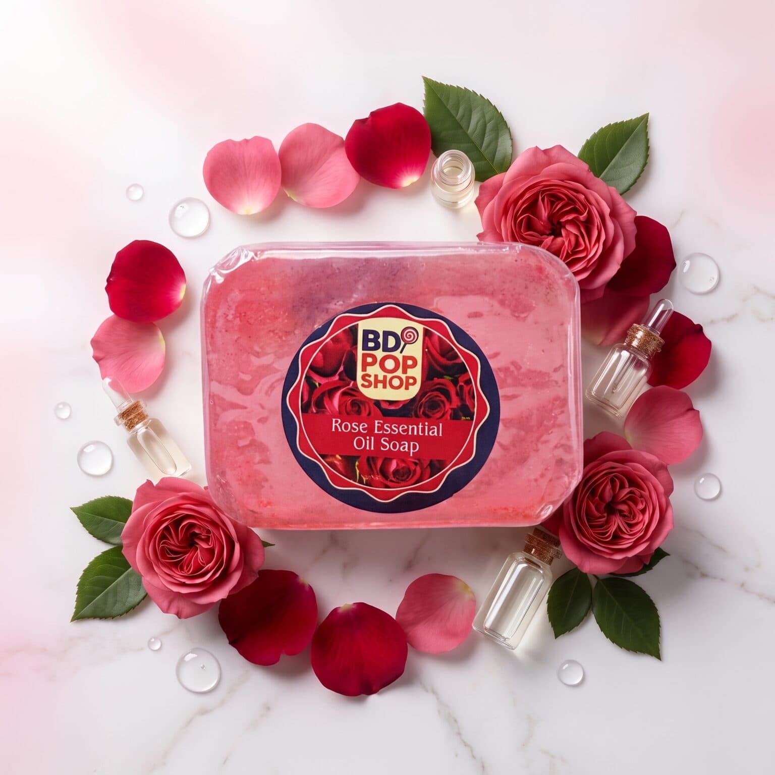 Rose Essential Oil Soap – 100g