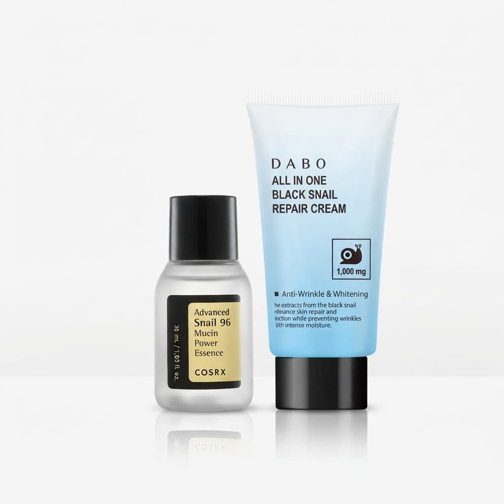 Mini Snail Glow Duo – Hydration & Repair Care