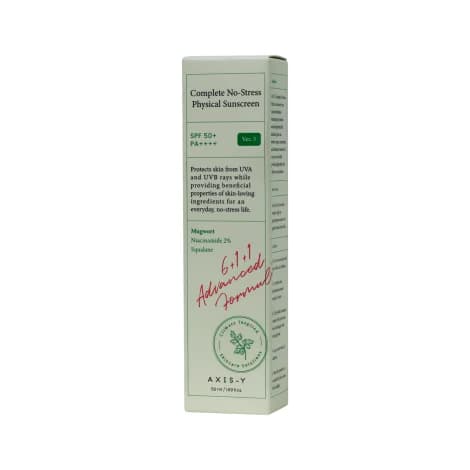 Axis-Y Complete No-Stress Physical Sunscreen SPF50 50ml