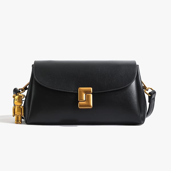 Luna Mini Shoulder Bag - Black