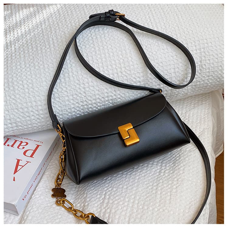 Luna Mini Shoulder Bag - Black