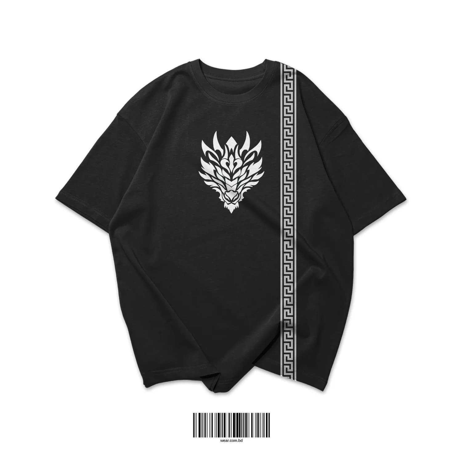 Black Dragon Oversized T-Shirt - Image 1