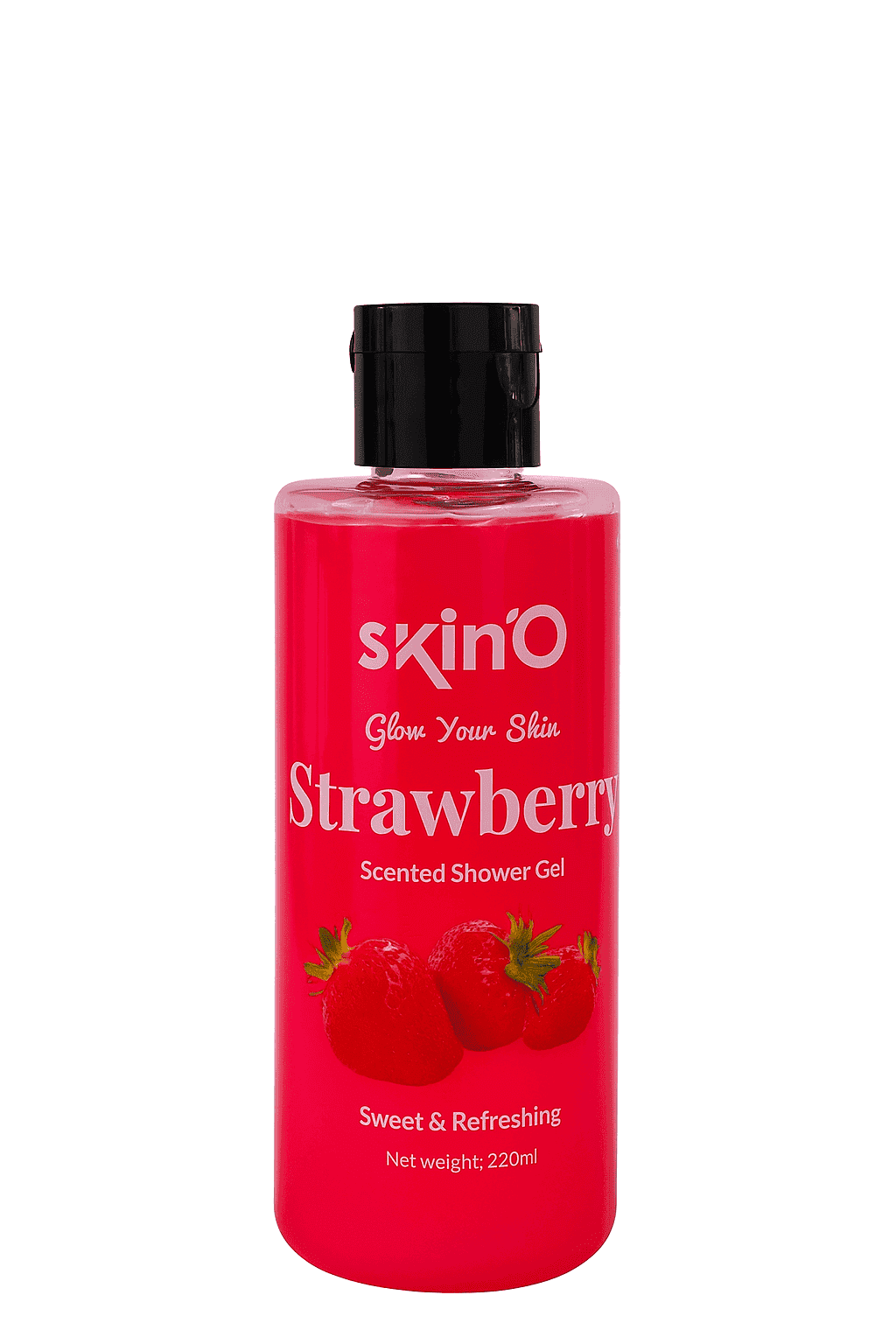skin'O Glow Your Skin Strawberry Scented Shower Gel 220ml
