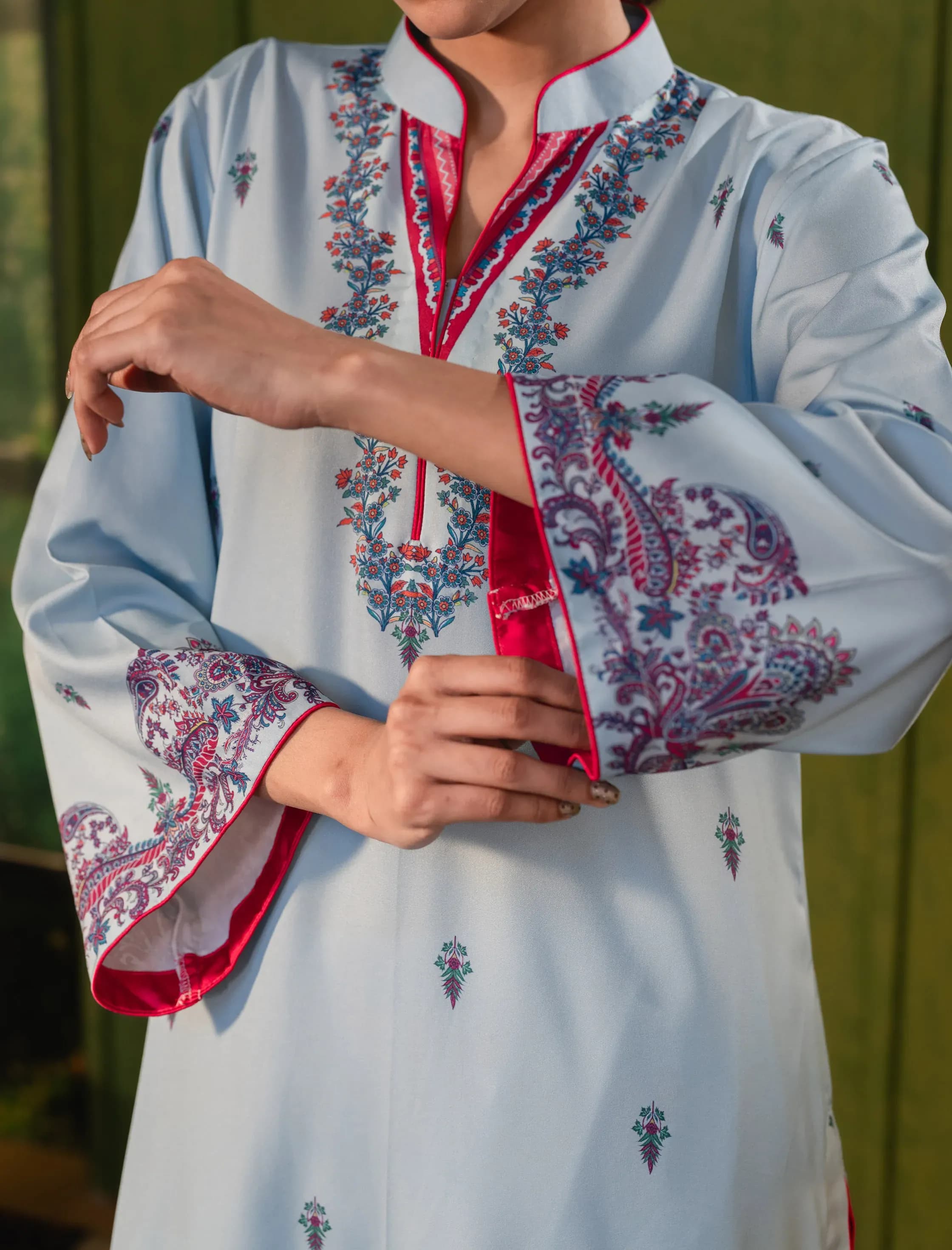 Azure Garden Printed Co-Ord Set