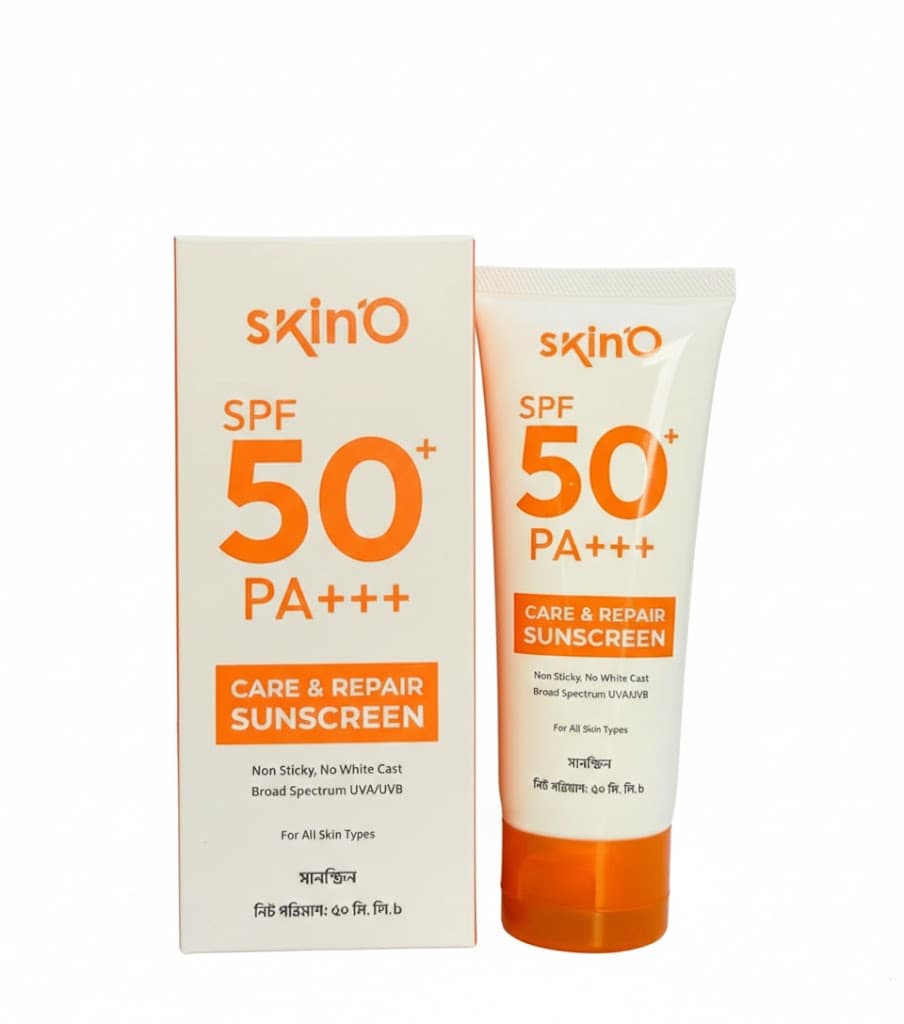skinO SPF 50+ PA+++ Care & Repair Sunscreen 50ml
