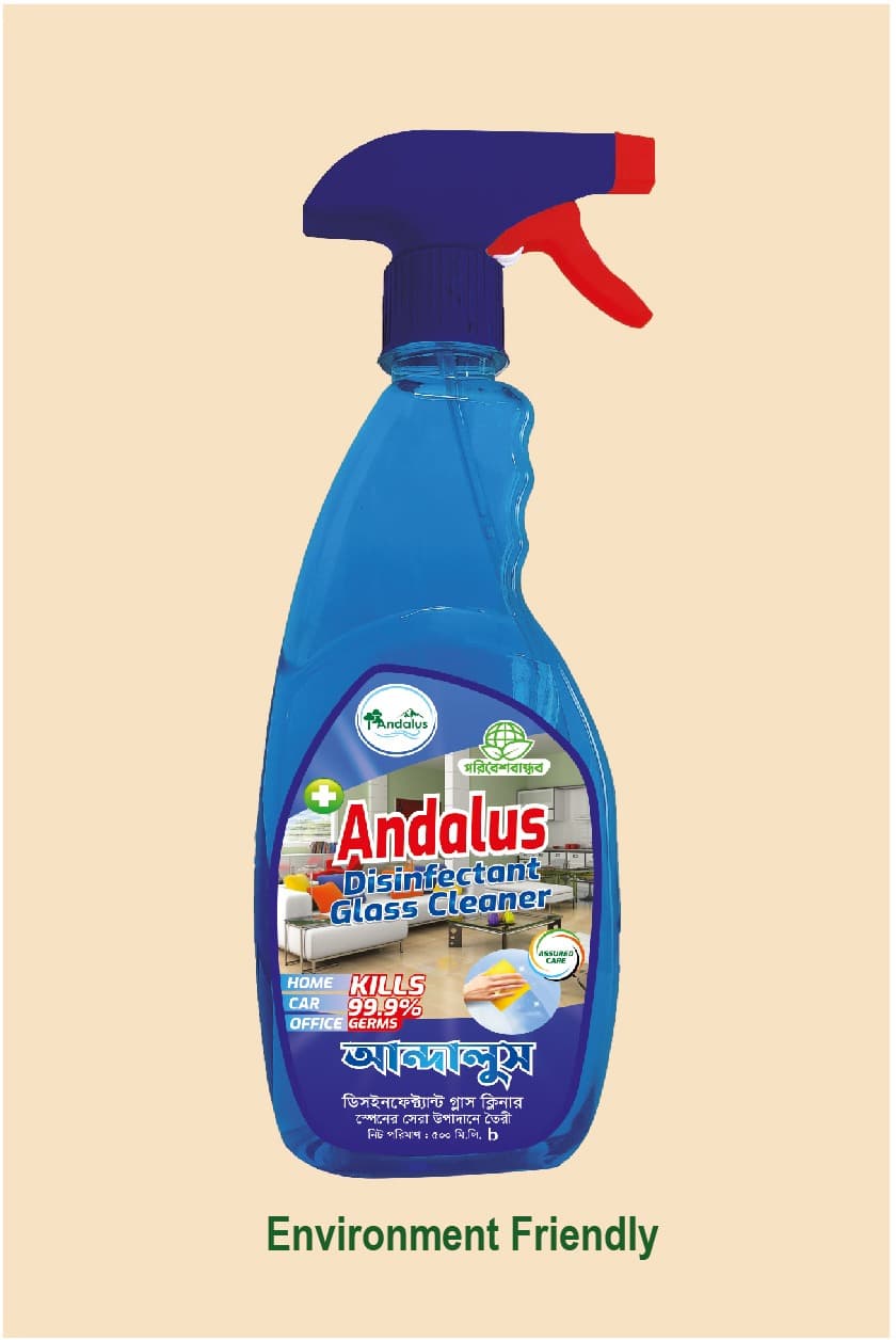 Andalus Disinfectant Glass Cleaner 500 ML