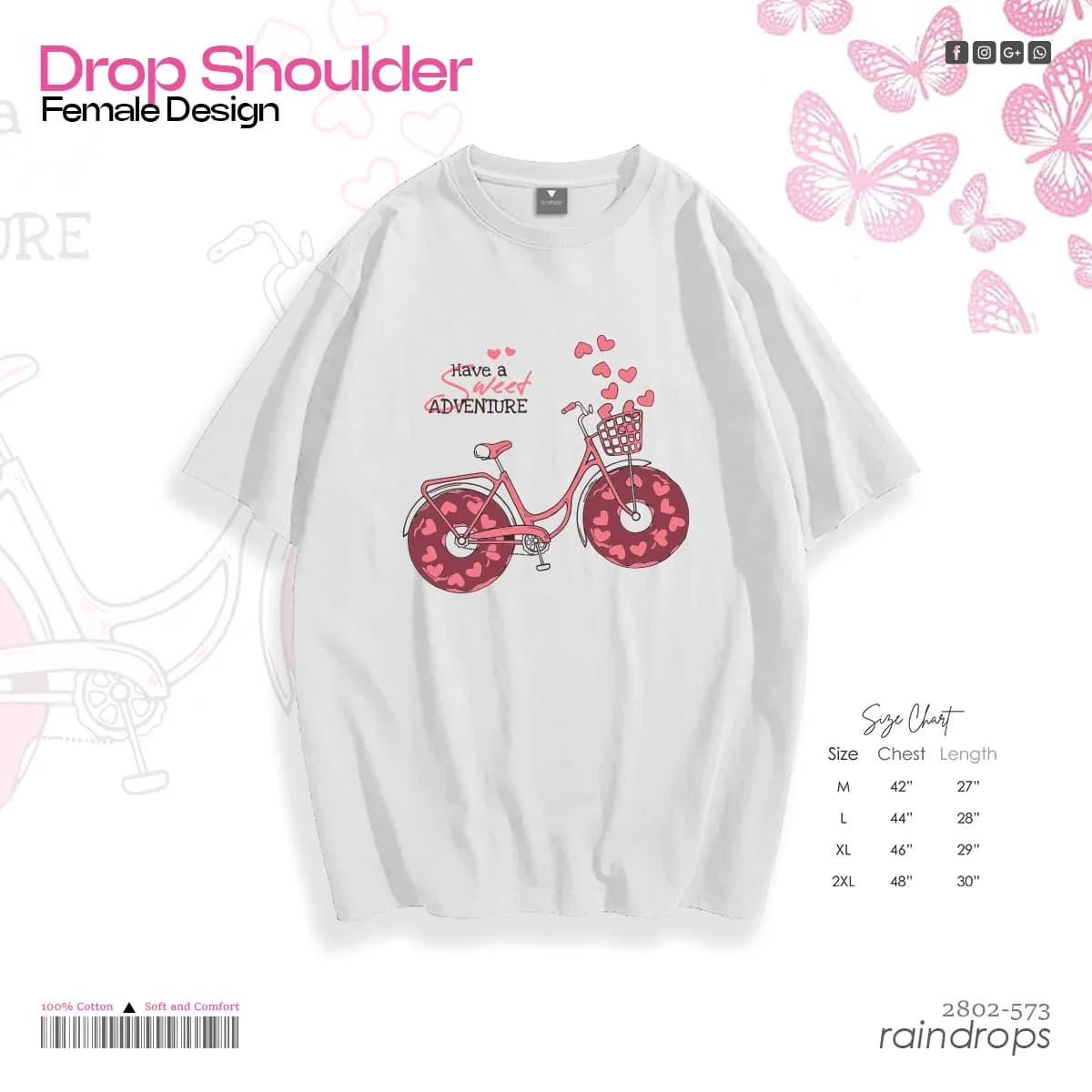 Drop Shoulder Graphic Adventure - Image 1